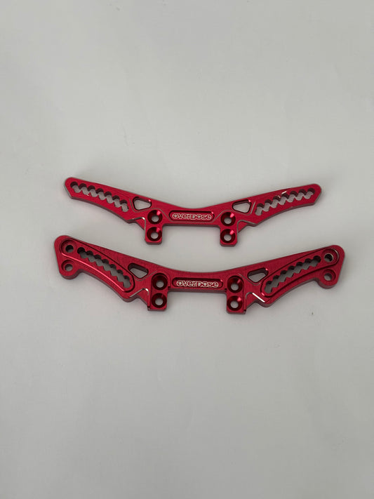 Overdose Red Alloy Suspension Shock Towers Dival