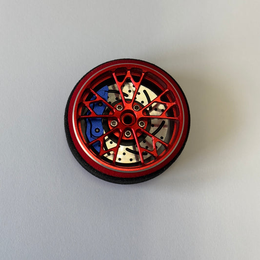 Sanwa MX6 Controller Alloy Wheel and Disc Foam Grip