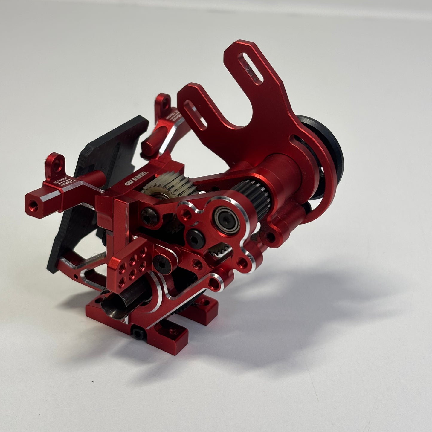 Team AD Gearbox Kit Red Alloy