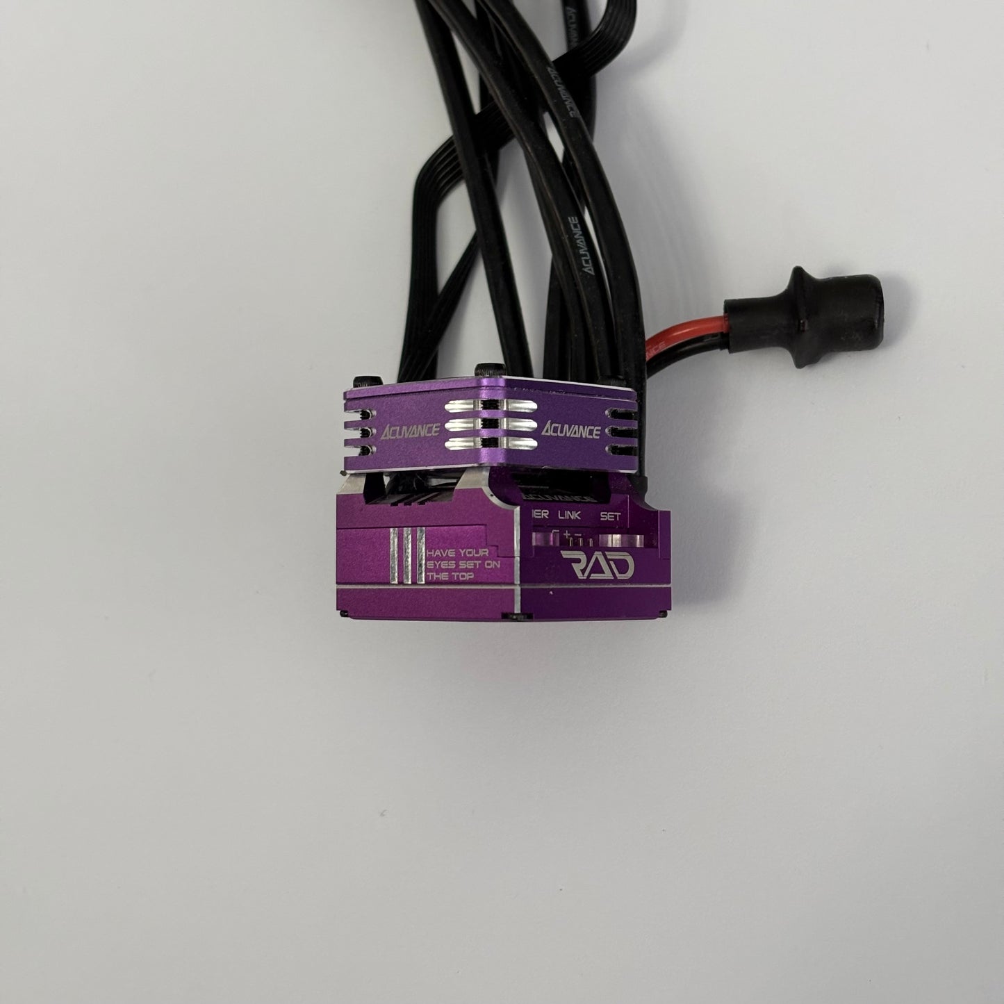 Acuvance Rad Alloy Purple ESC With Fan Long Wires Turbo Boost