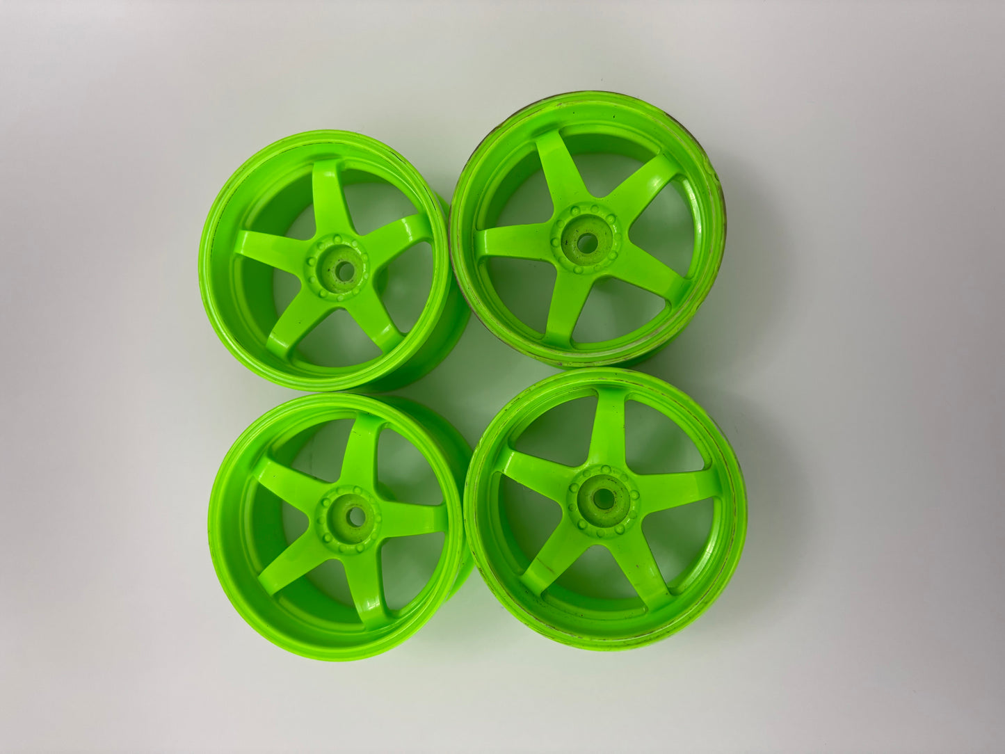 Topline Green Wheels Offset 7