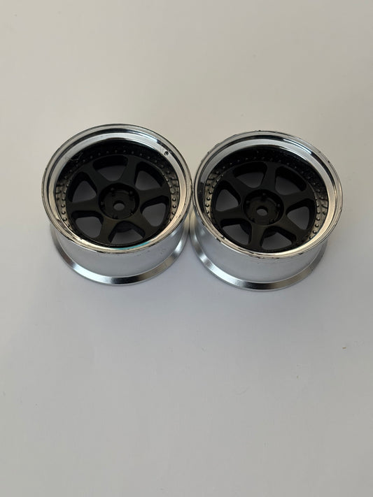 Lab Wheels Black Chrome Pair Offset 6