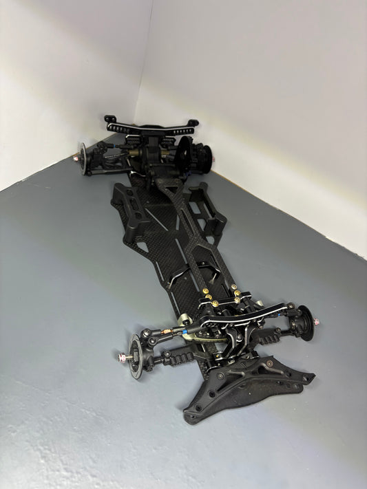 Yokomo YD2 SX3 Black Alloy Drift Chassis RWD Carbon