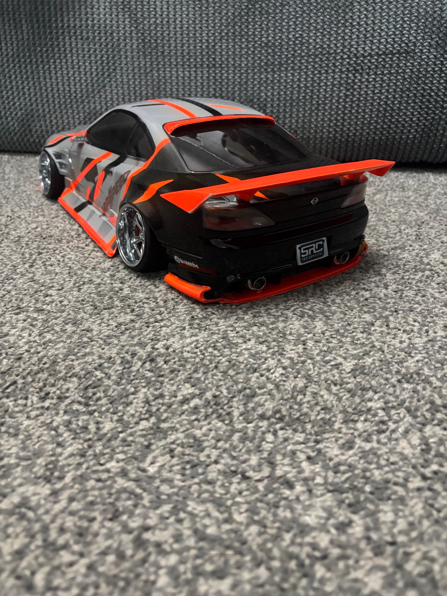 Addiction Nissan S15 Bodyshell Drift RC 257 x 200+