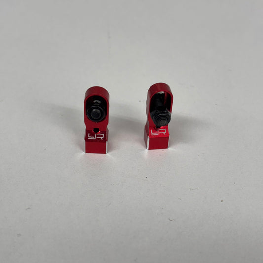 Yeah Racing Red Alloy Servo Mounts