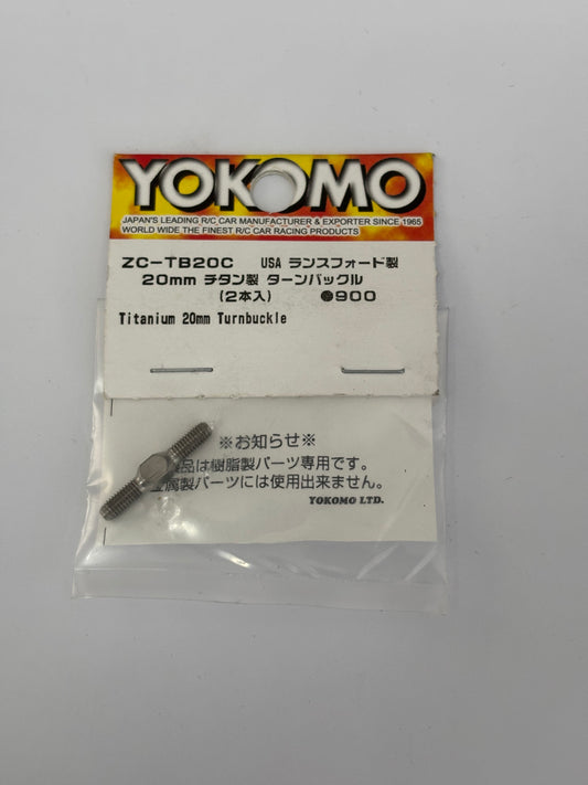 Yokomo ZC-TB20C 20mm Titanium Turnbuckle