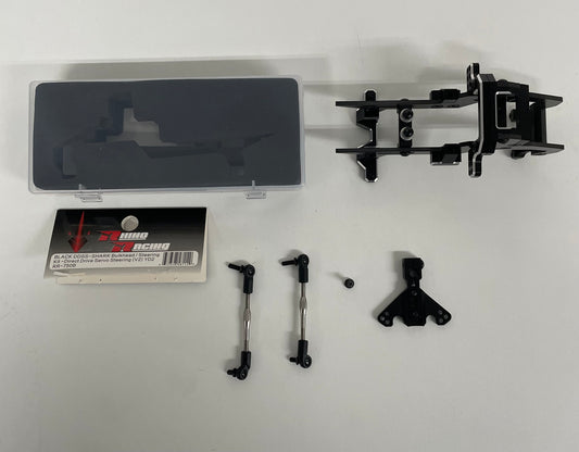 Rhino Racing DDSS Steering Rack Front Bulkhead Black Alloy