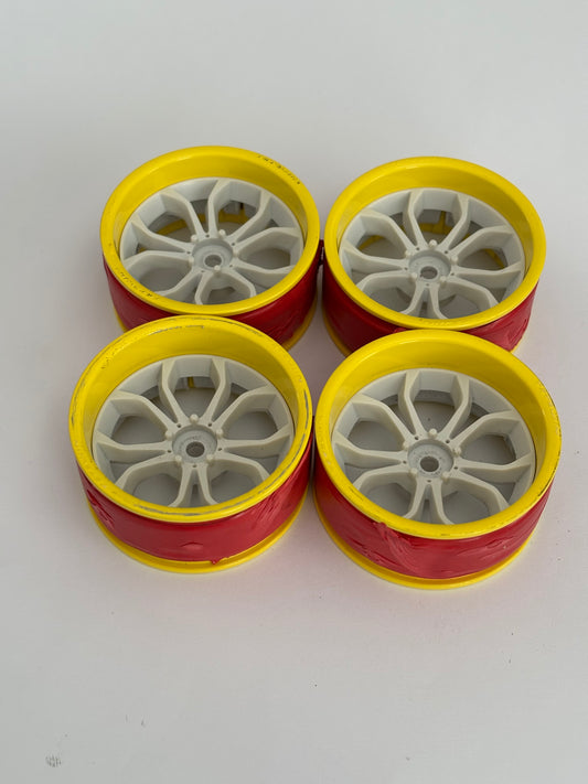 Tetsujin Wheels Yellow White Adjustable Offset