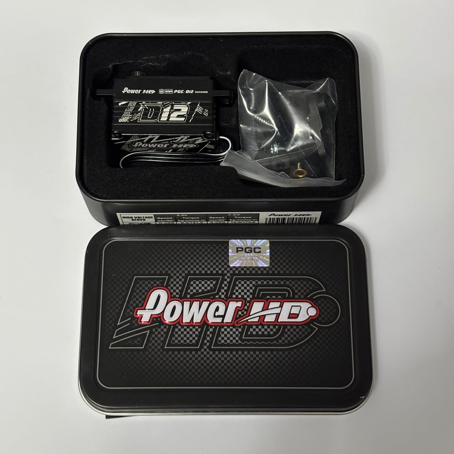 PowerHD Black Alloy Servo Programmable PGC