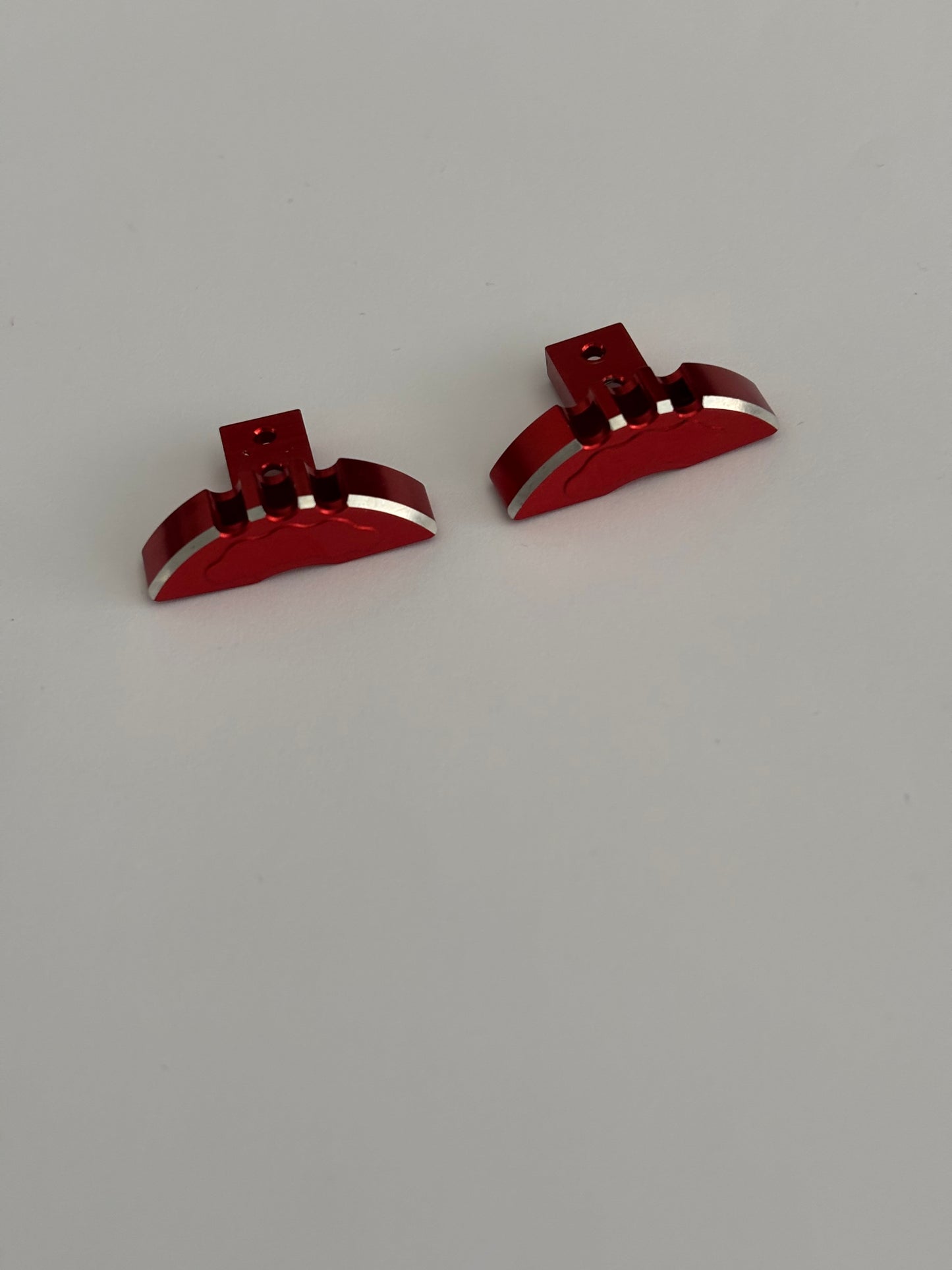 Red Alloy Brake Caliper Pair