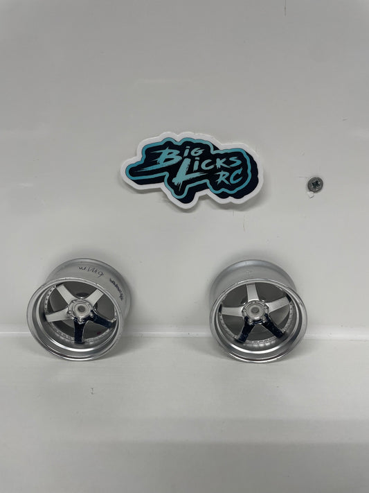 Silver Wheels Offset 6mm Pair