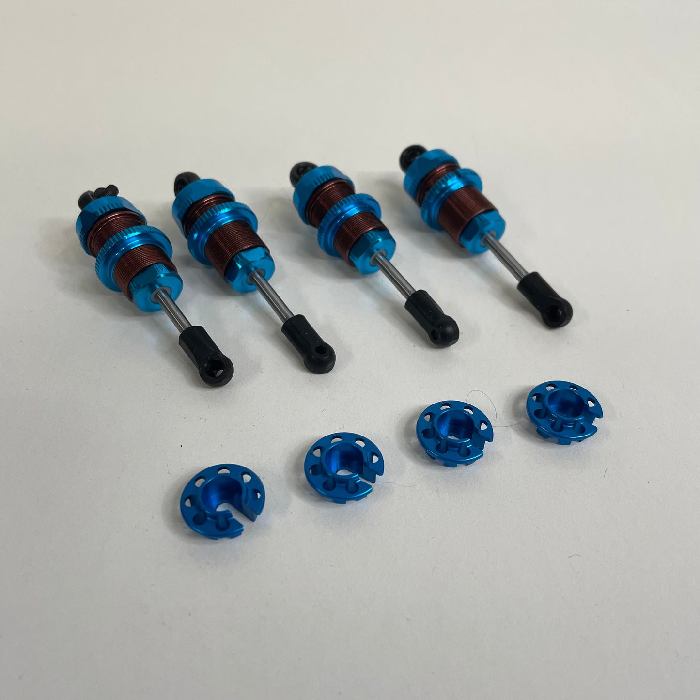 Yeah Racing BBG Series Big Bore Go RTR Shocks Blue Alloy