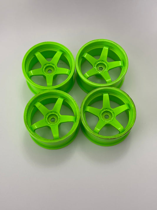 Topline Green Wheels Offset 7