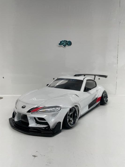 Toyota A90 GR Supra RC Drift Bodyshell White