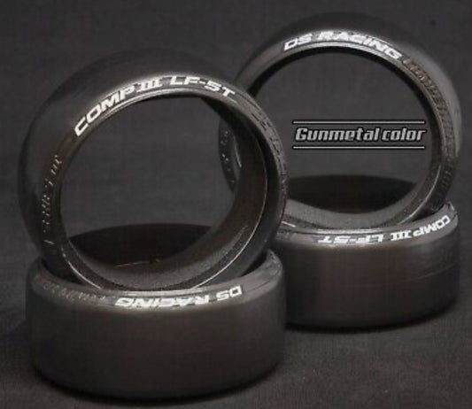 DS Racing LF5T Gunmetal Colour Black Tile Resin Tyres