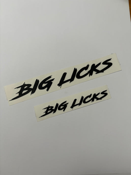 Big Licks Sticker