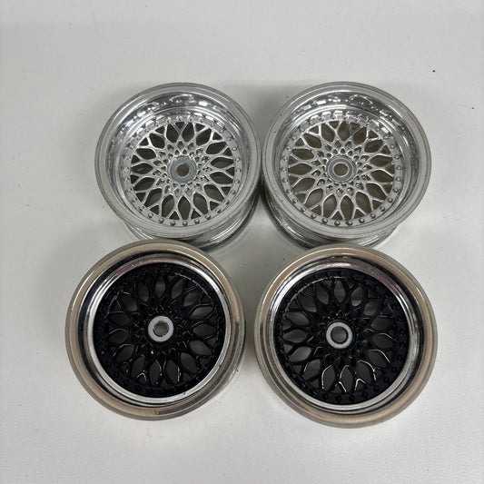 BBS Style Black Chrome Wheels 6MM Offset