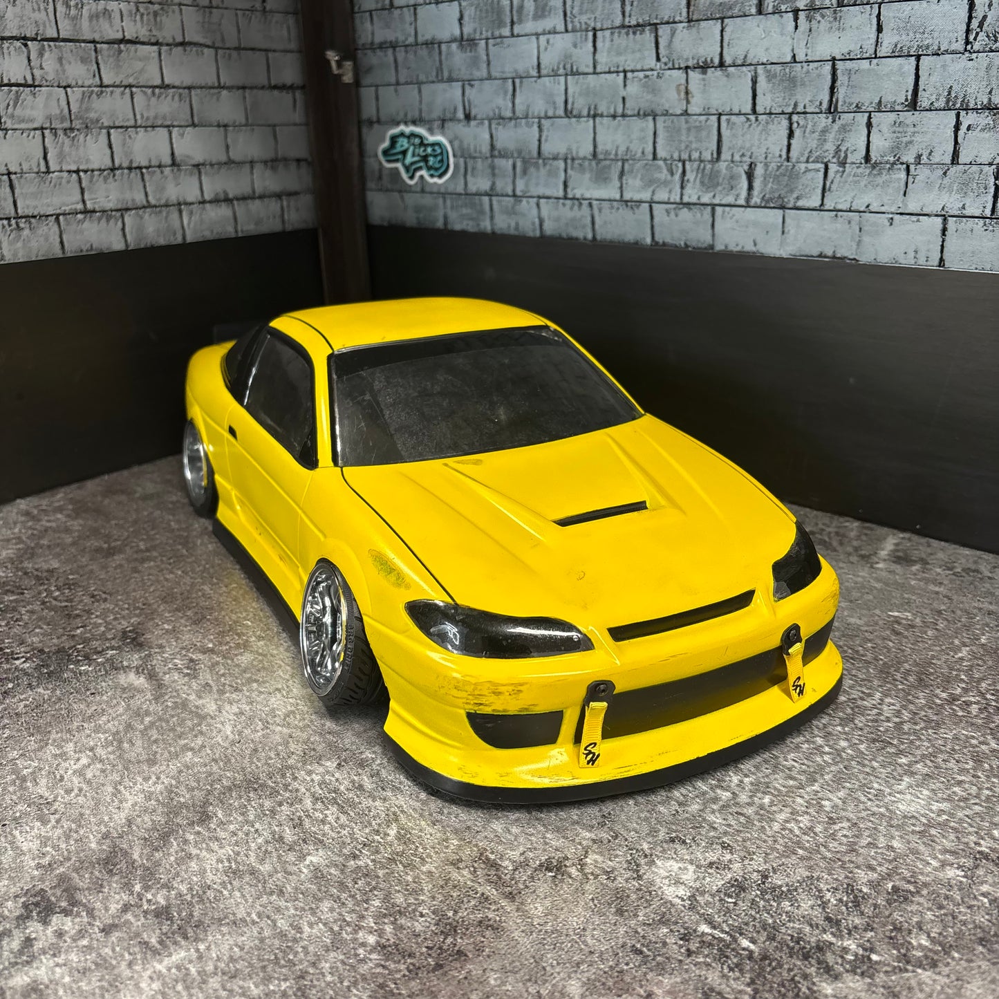 Nissan S15 180SX Yellow Bodyshell Sileighty