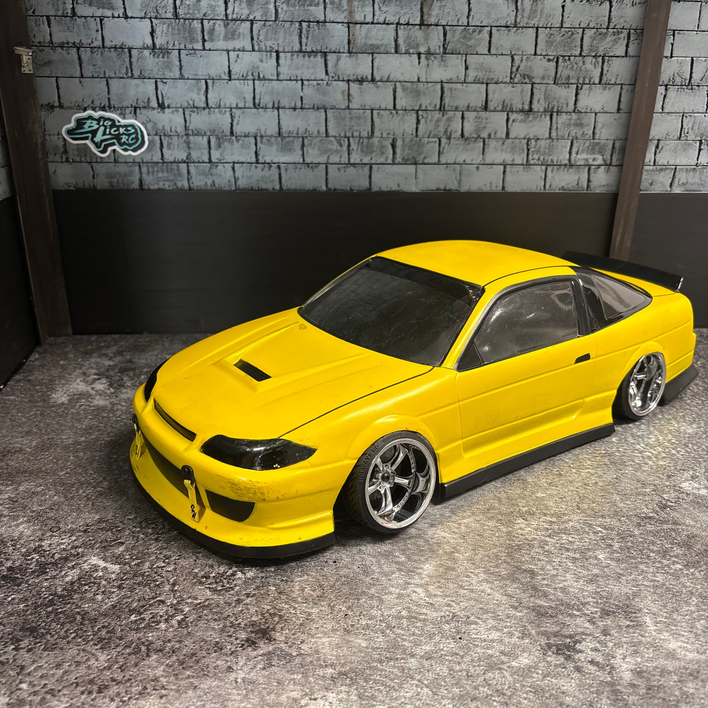 Nissan S15 180SX Yellow Bodyshell Sileighty