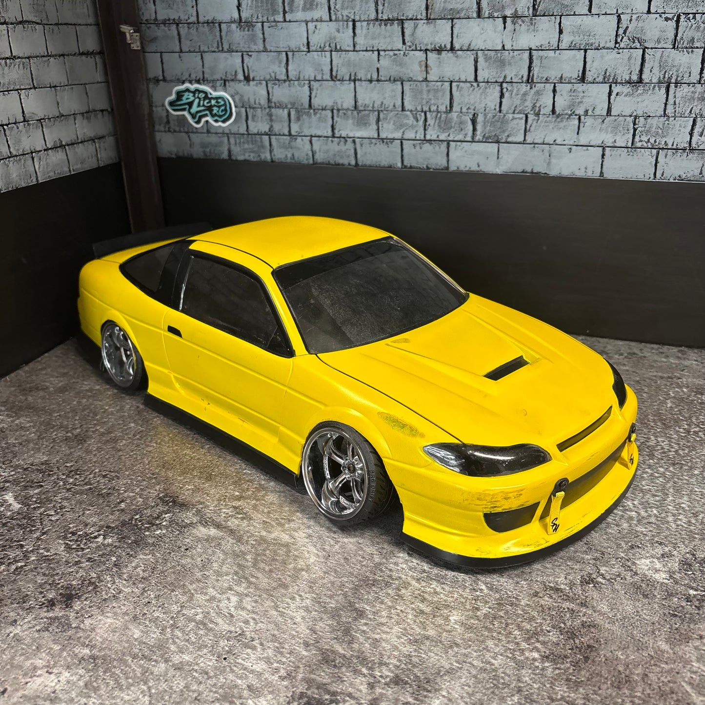 Nissan S15 180SX Yellow Bodyshell Sileighty