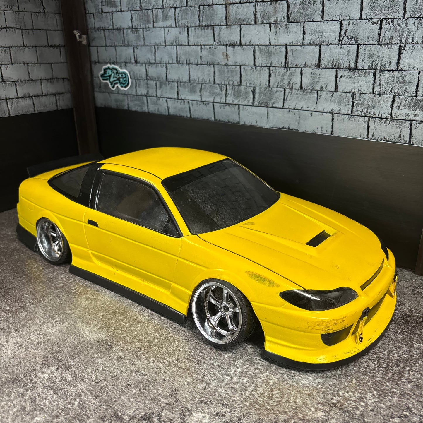 Nissan S15 180SX Yellow Bodyshell Sileighty