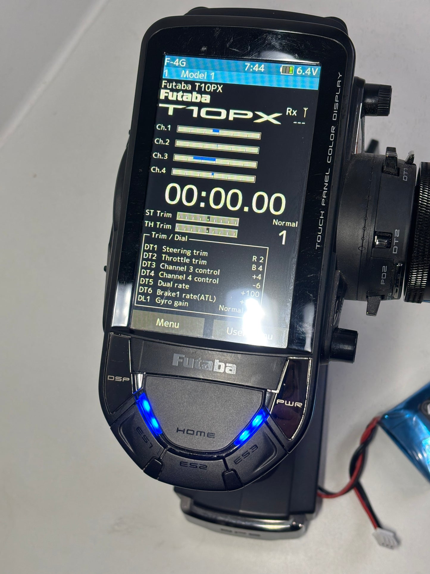 Futaba T10PX Controller & R404SBS-E Receiver LiFe Battery