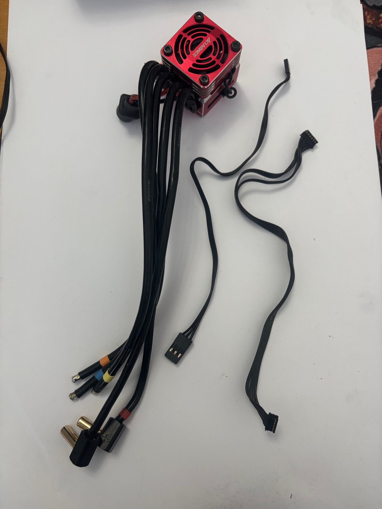 Acuvance Xarvis XX Red With Red Alloy Fan Like New Standard Length Wires