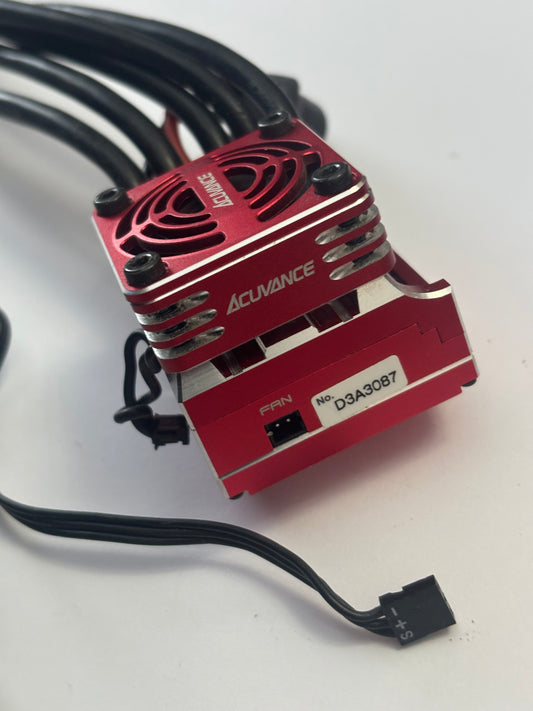 Acuvance Xarvis XX Red With Red Alloy Fan Like New Standard Length Wires