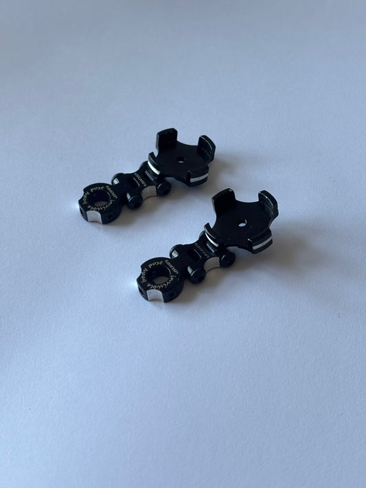 Usukani Black Alloy Magnet Holders x2