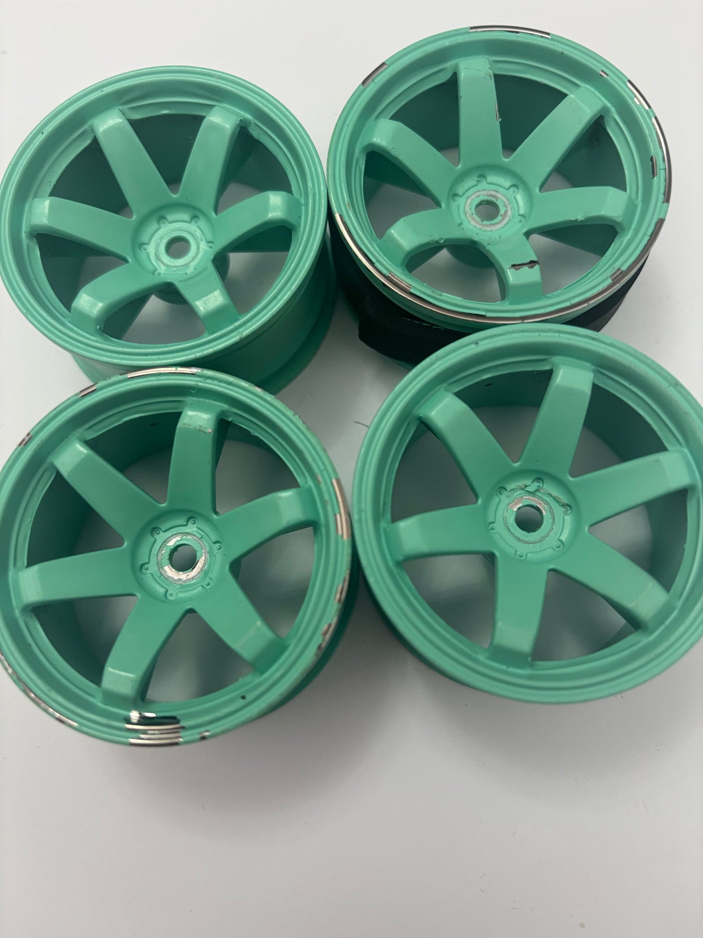 6mm Offset Wheels Blue