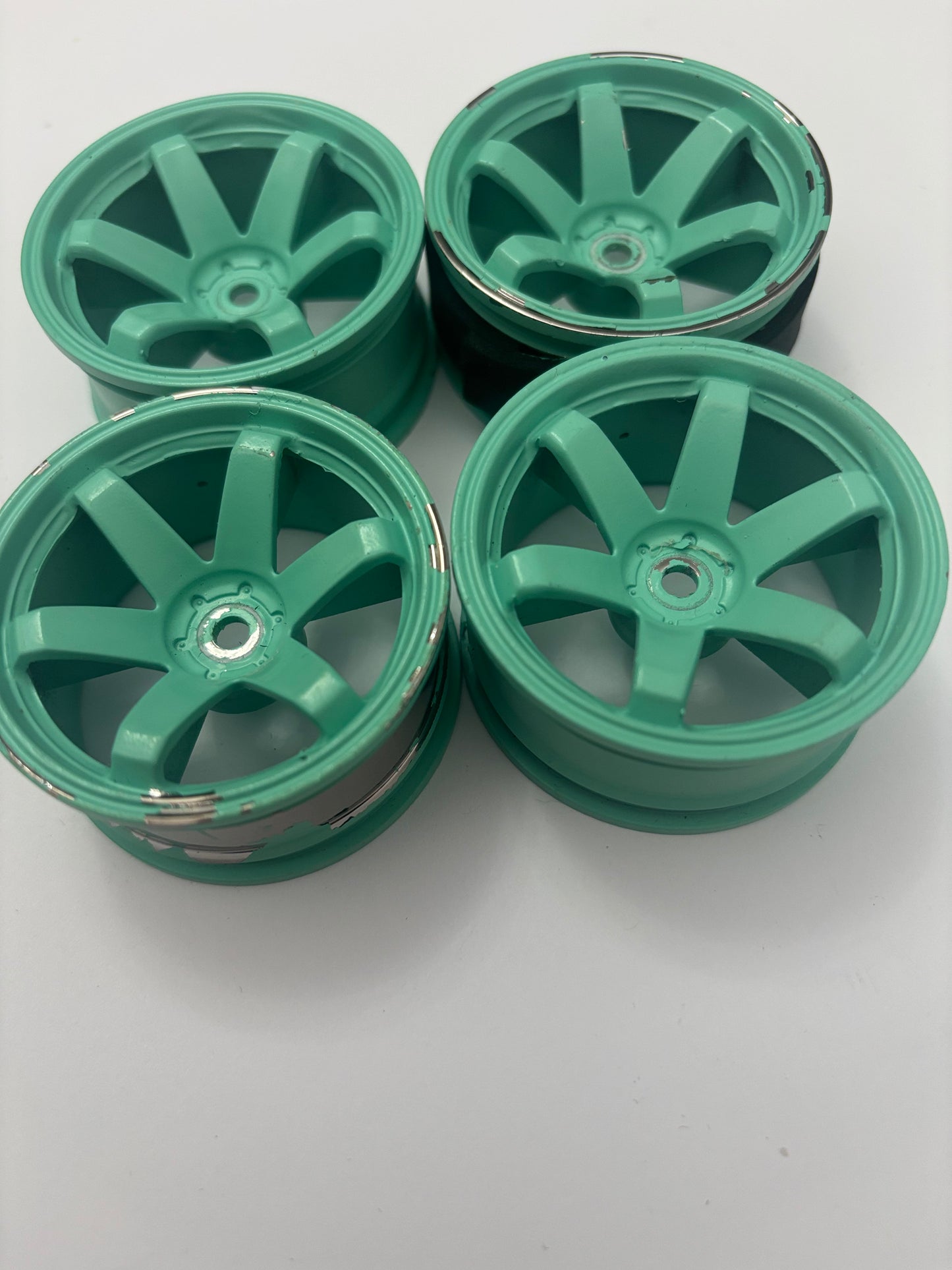 6mm Offset Wheels Blue