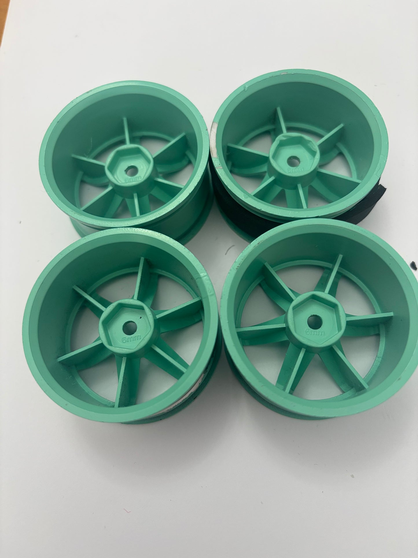 6mm Offset Wheels Blue