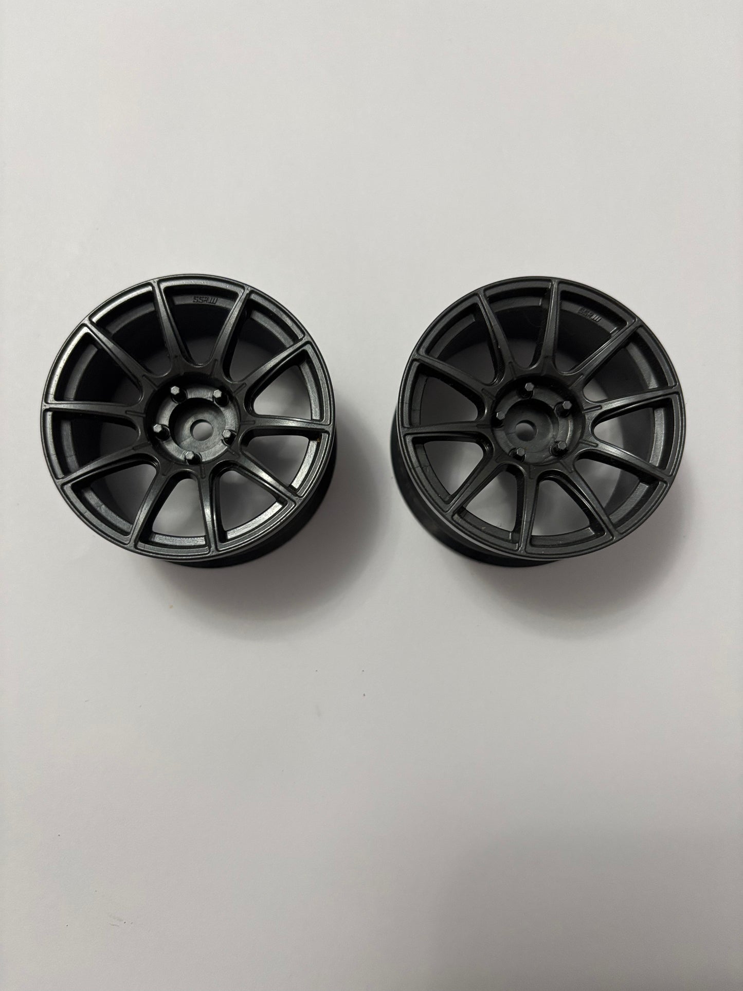 2 x Wheels Grey 7MM Offset