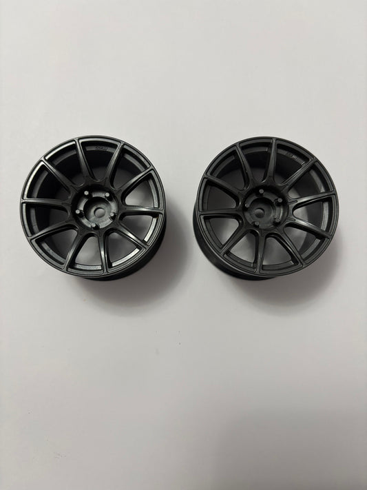 2 x Wheels Grey 7MM Offset