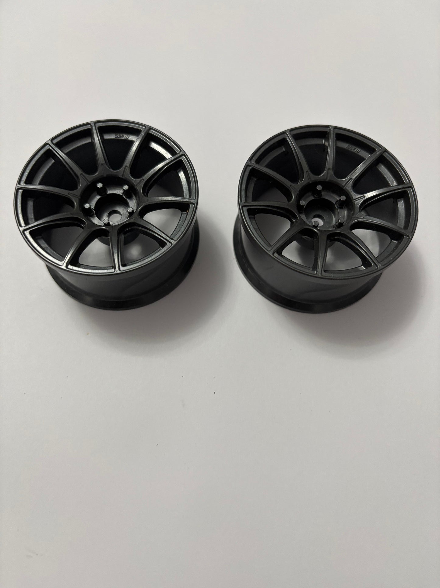 2 x Wheels Grey 7MM Offset