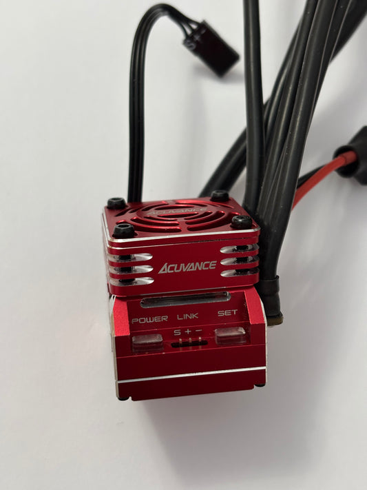 Acuvance Xarvis ESC Brushless With Red Alloy Fan Turbo Boost