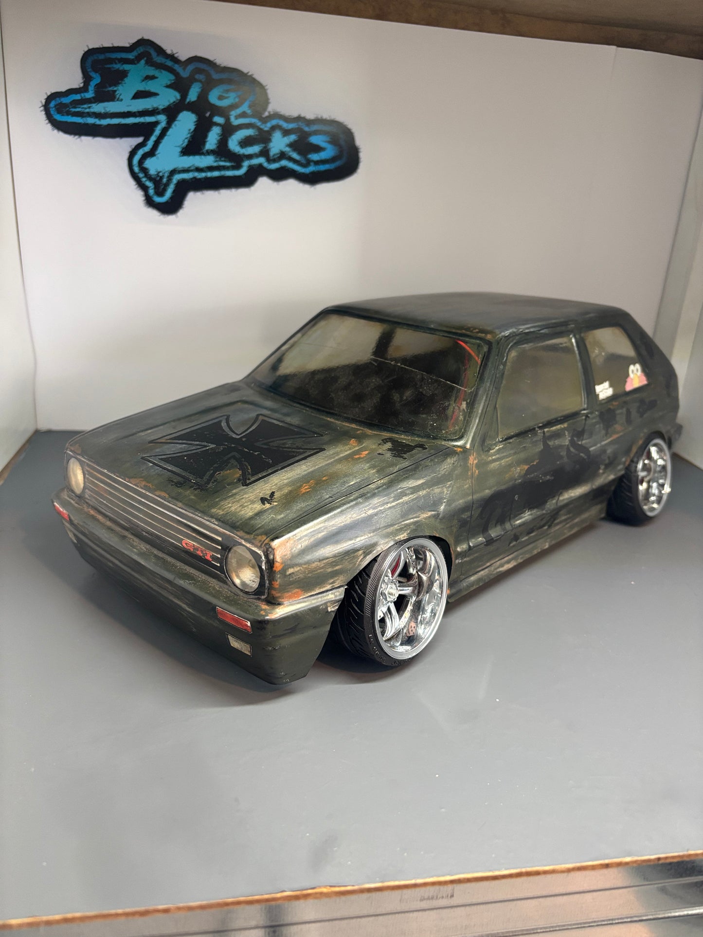 VW Golf MK2 RC Drift Shell Tamiya Rat Missile