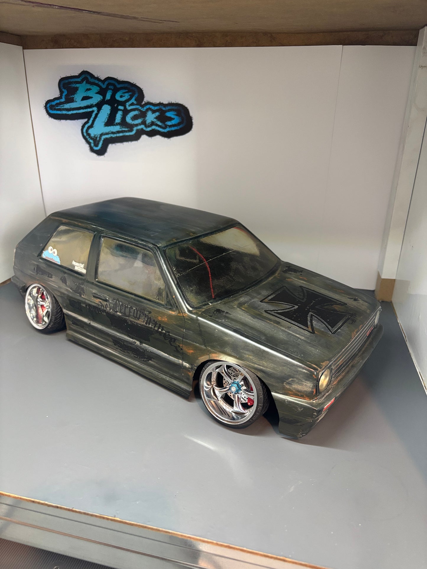 VW Golf MK2 RC Drift Shell Tamiya Rat Missile