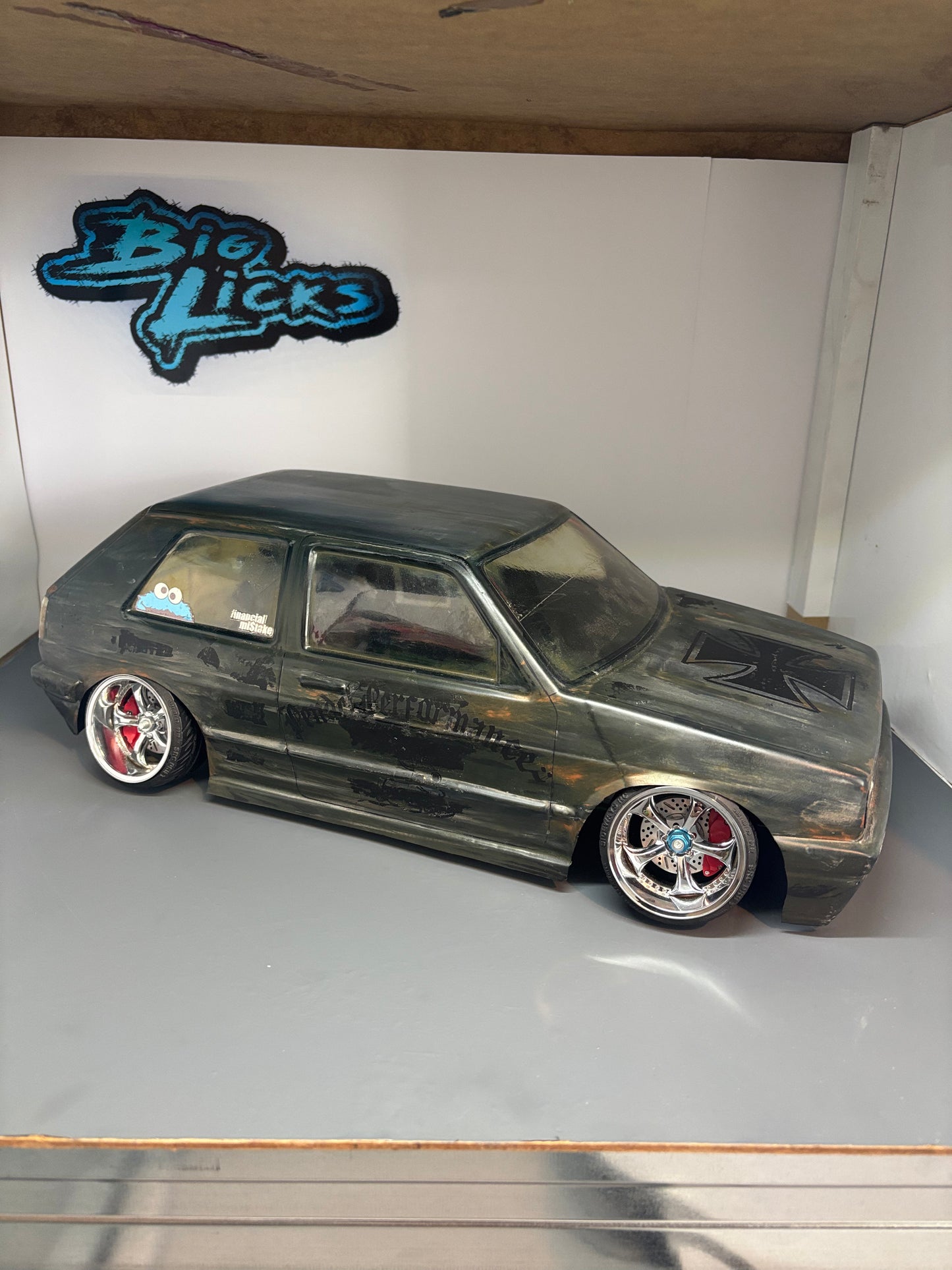 VW Golf MK2 RC Drift Shell Tamiya Rat Missile