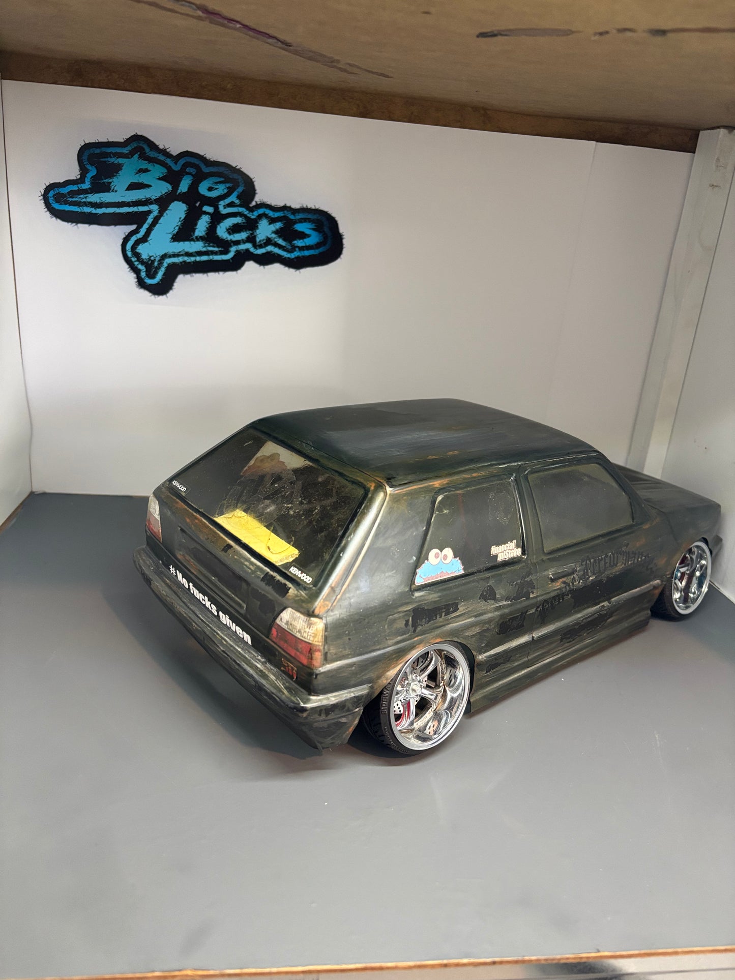 VW Golf MK2 RC Drift Shell Tamiya Rat Missile