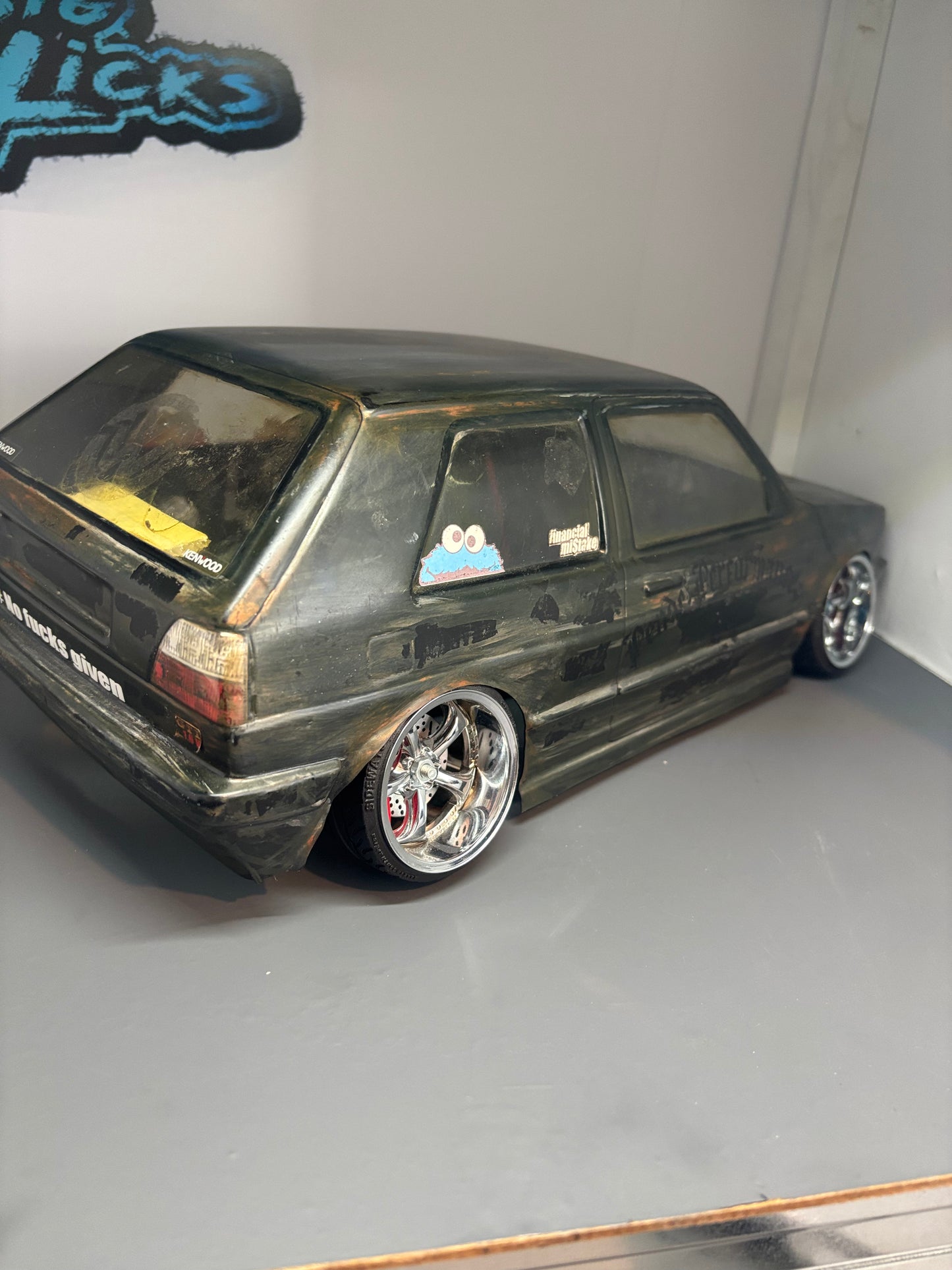 VW Golf MK2 RC Drift Shell Tamiya Rat Missile