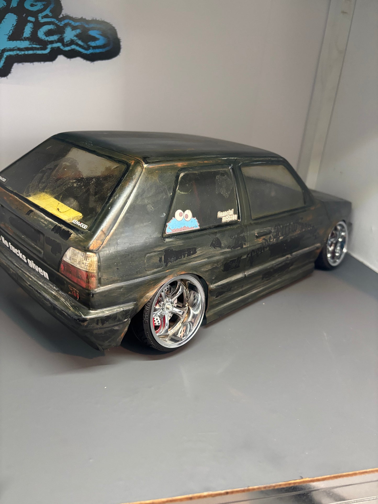 VW Golf MK2 RC Drift Shell Tamiya Rat Missile