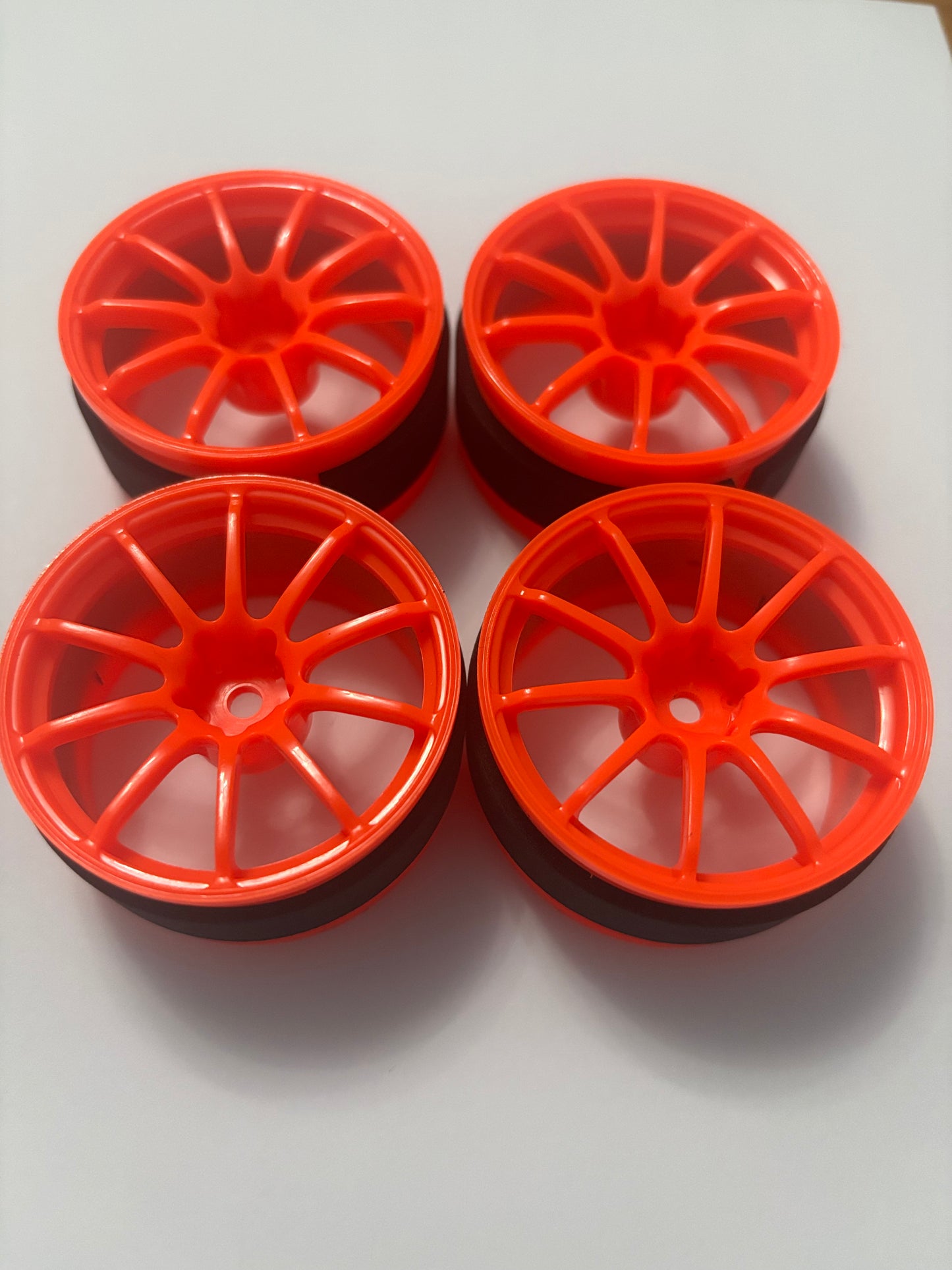 MST Wheels Orange 5mm Offset Drift