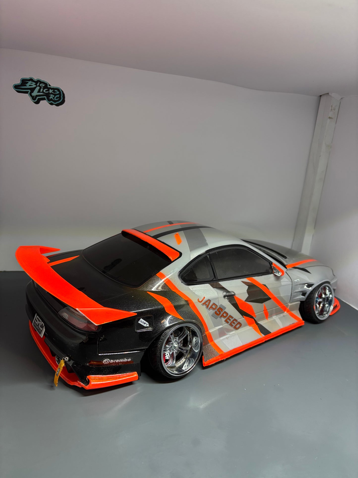 Addiction Nissan S15 Bodyshell Drift RC 257 x 200+