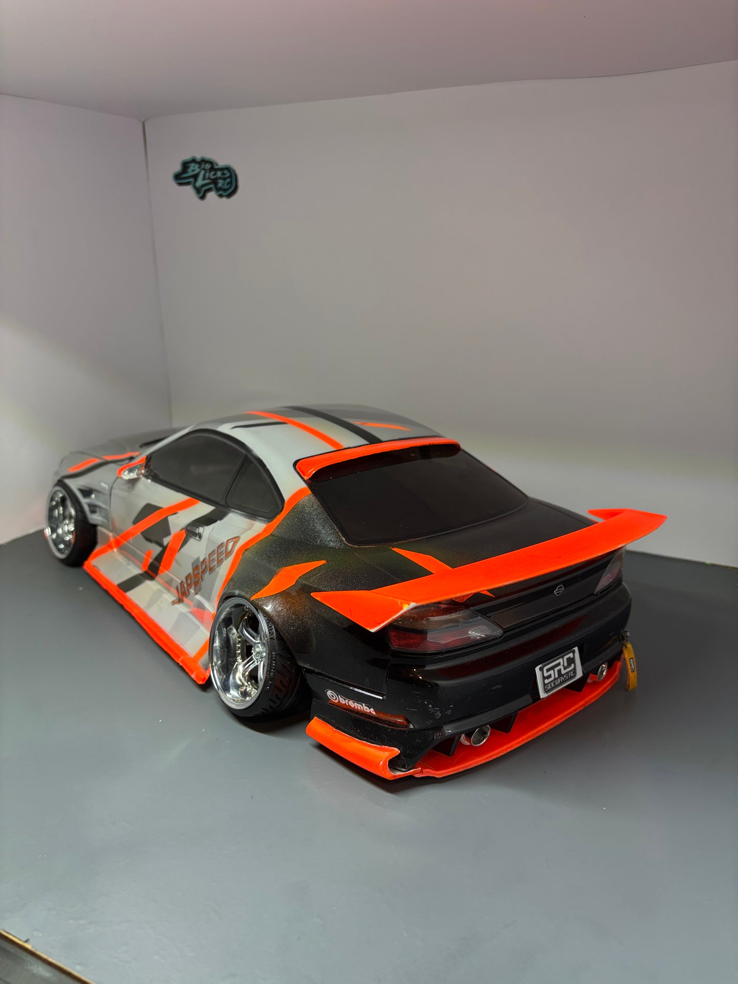 Addiction Nissan S15 Bodyshell Drift RC 257 x 200+