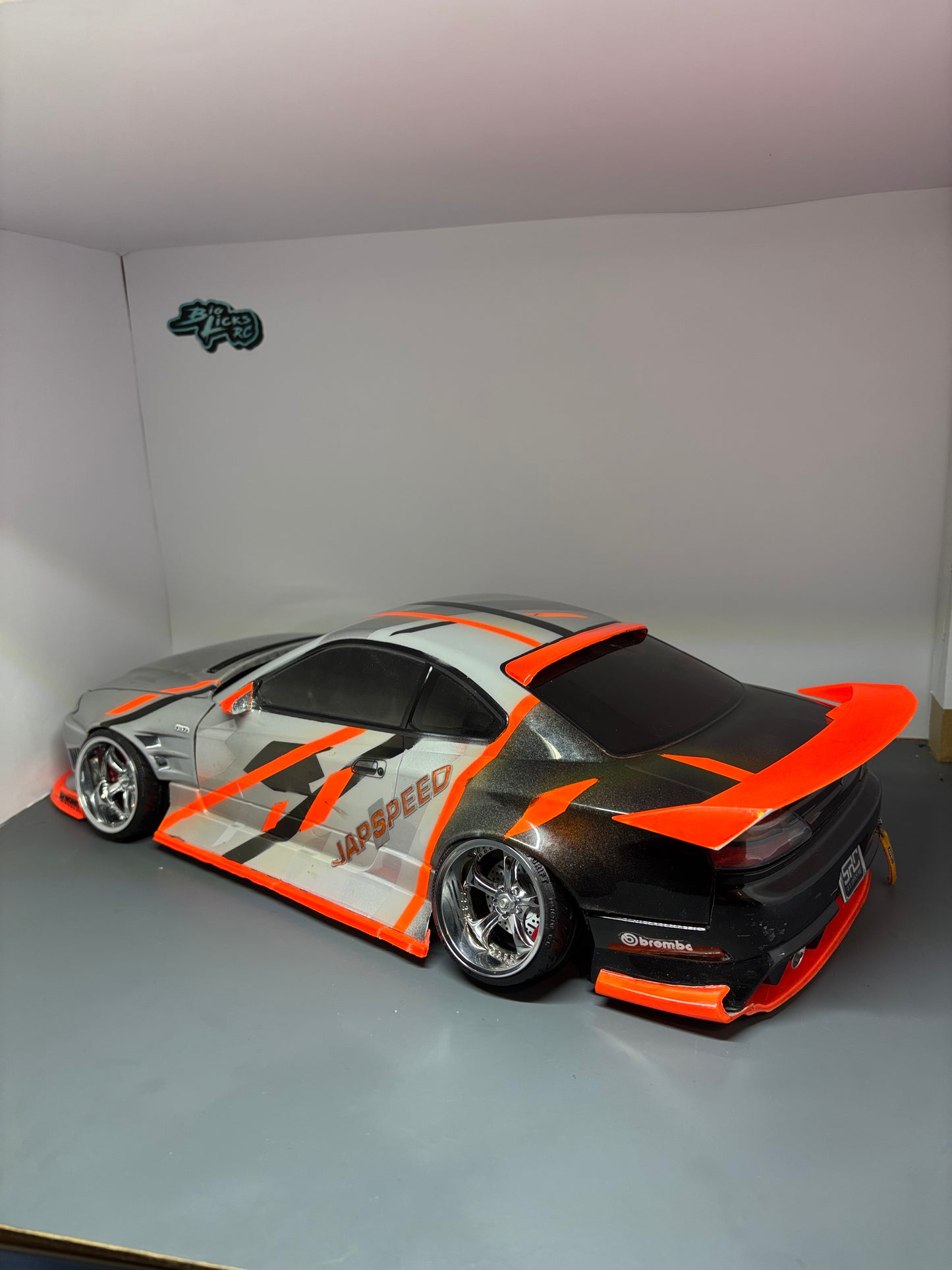 Addiction Nissan S15 Bodyshell Drift RC 257 x 200+