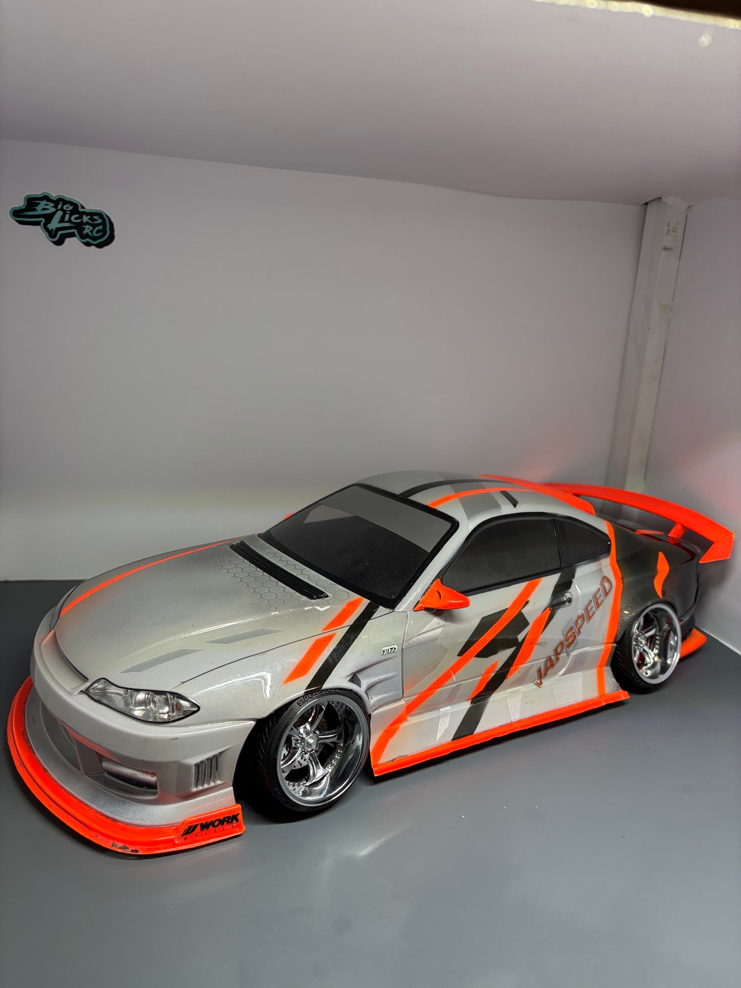 Addiction Nissan S15 Bodyshell Drift RC 257 x 200+