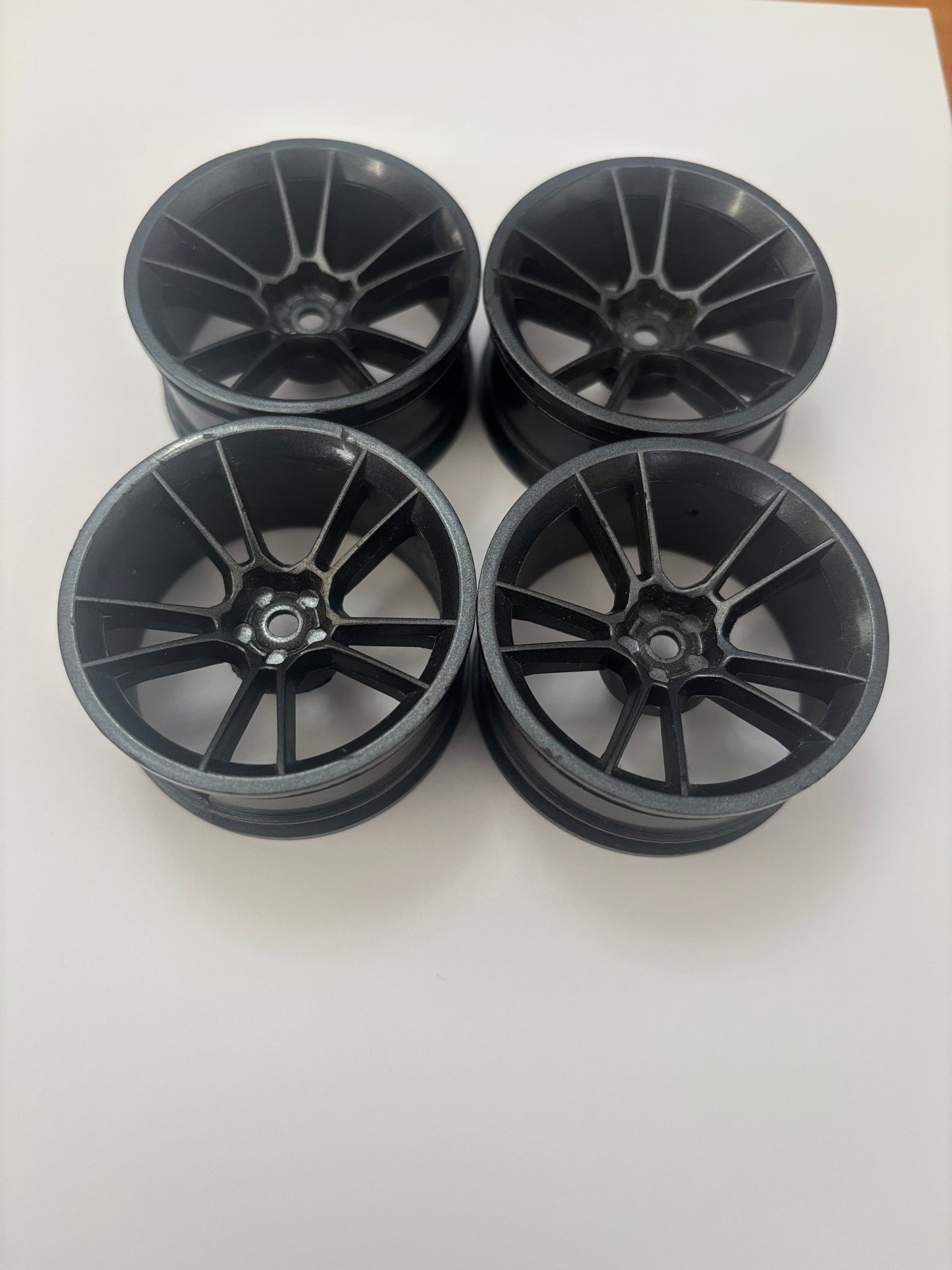 Black/Grey Drift Wheels Offset 6