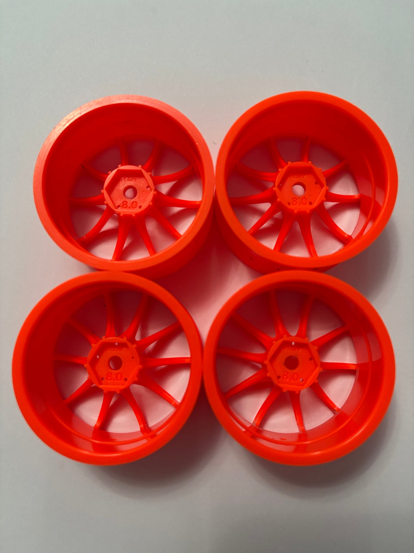 MST Wheels Orange Offset 8