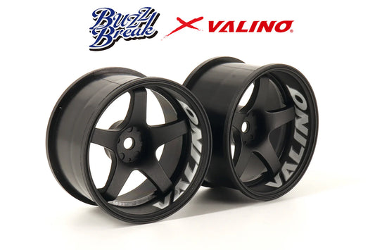 Buzz Break Overdose 30MM Black Wheels GV117D Valino R Spec x4 Wheels